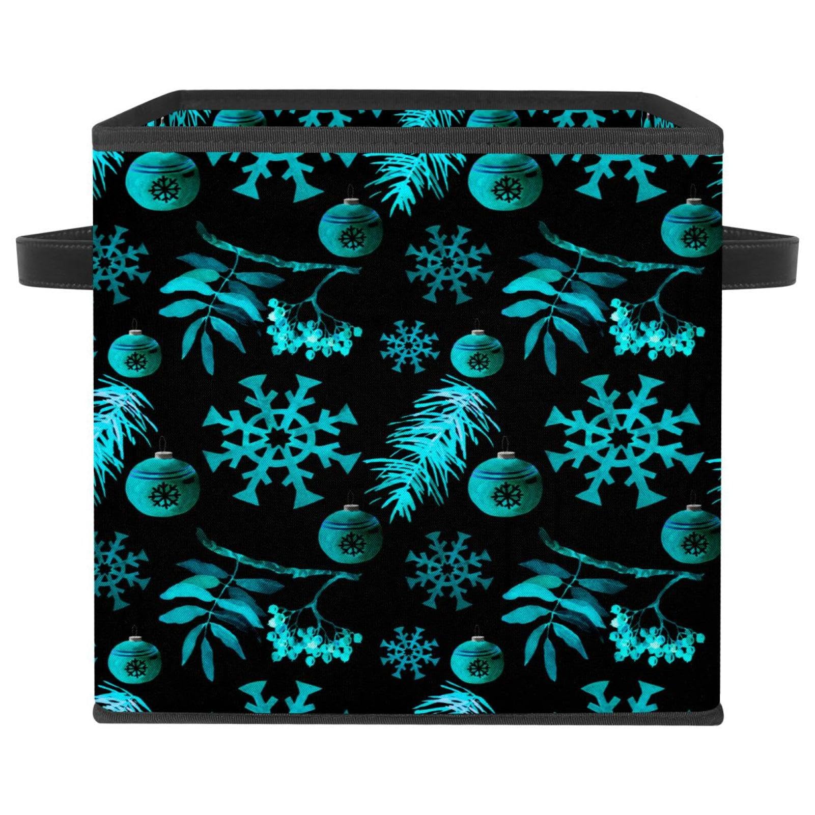 Cube de rangement flocon de neige bleu parfait pour une chambre d'enfant