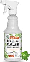 Mighty Mint Peppermint Oil Roach Repellent Spray – Natural Cockroach Killer for Indoor & Outdoor Use – Plant-Based Insect & Pest Control – 16 oz
