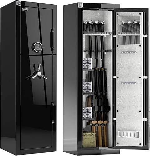 Caja fuerte ignífuga con bloqueo digital Caja fuerte grande de 8.12 pies cúbicos para pistola para el hogar, la oficina y los negocios Diseño