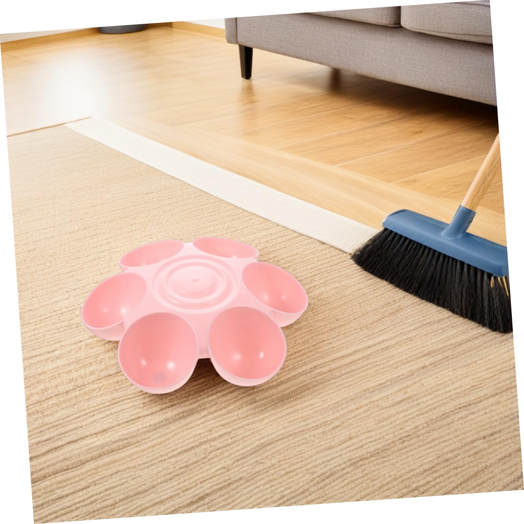 Ciotola per Animali Alimentatore per Apertura per Alimentazione Confortevole Facile da Colori Rosa e Blu