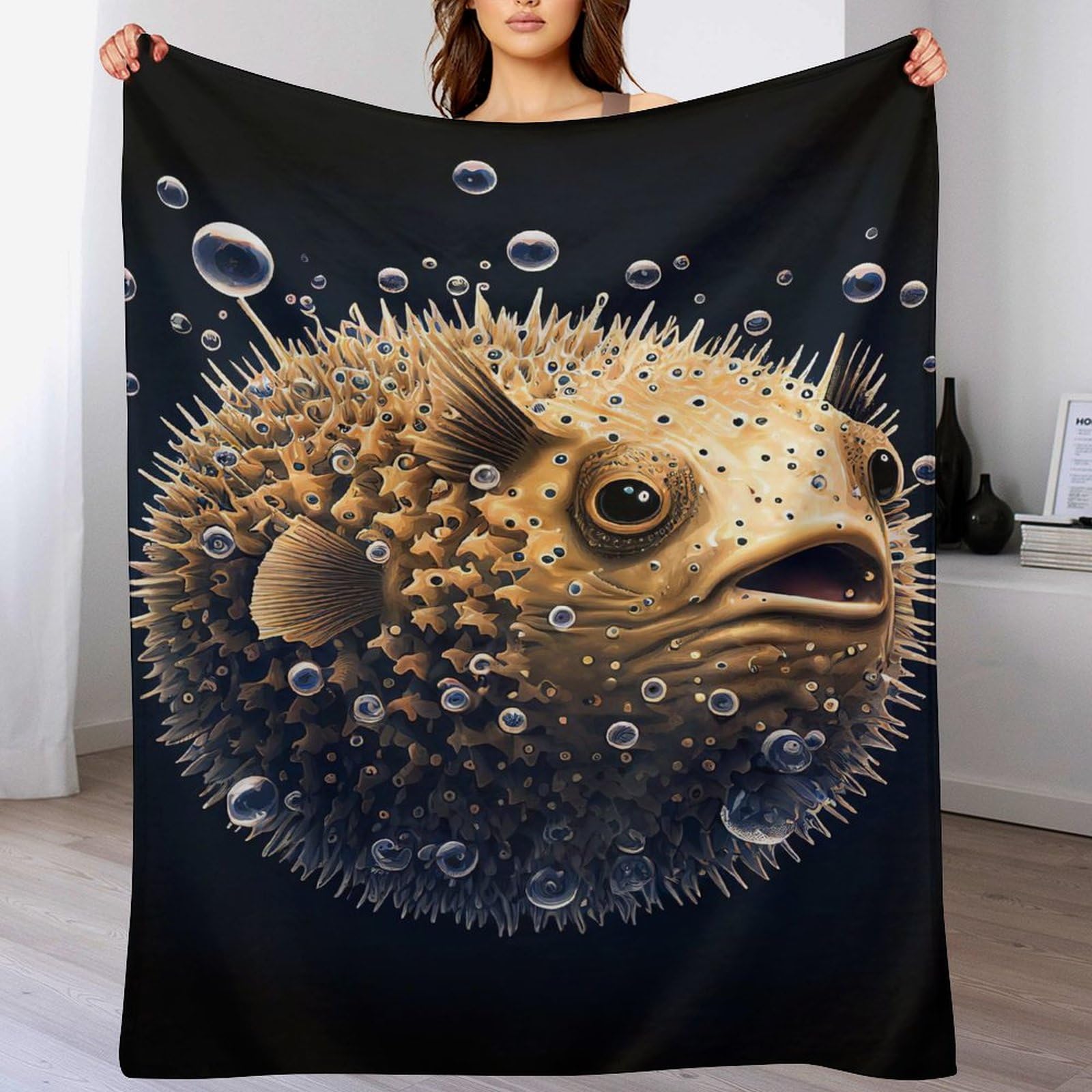 Jeté de lit de grande taille 180x200cm et plaid en flanelle pour couchage