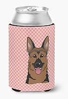 Vista 128 de Caroline's Treasures BB1293LITERK Tablero de ajedrez verde lima Weimaraner Botella de vino Hugger Funda Enfriadora Abrazador Lavable a Máquina