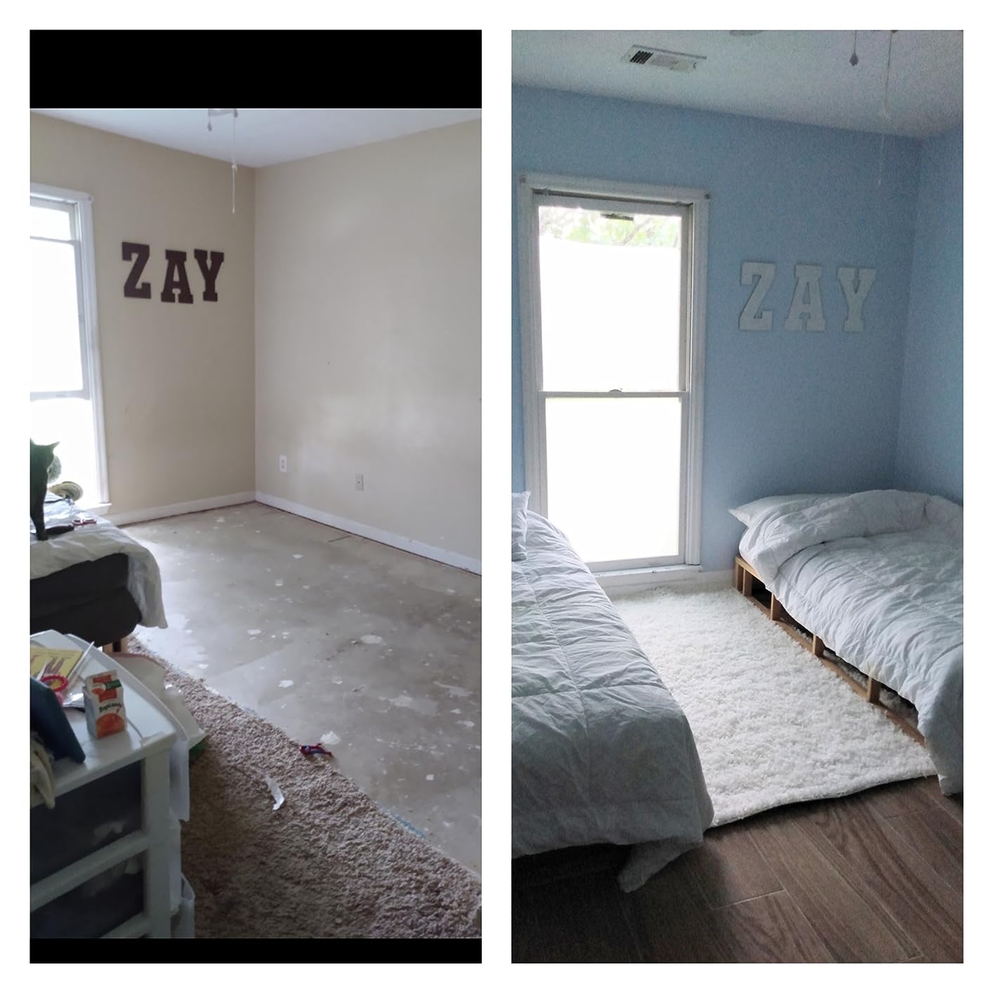 28/mo Finance Zinus Edgar 4 Inch Wood Box Spring / Mattress