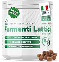 Db Labo Lactic Fermenti Cane 60 Snack - Probiotics for Dogs - Digestive Probiotic for Dogs Gives Wellness to Your Loyal Friend with 4 Legs - For Skin Itching, Allergies and Immune System