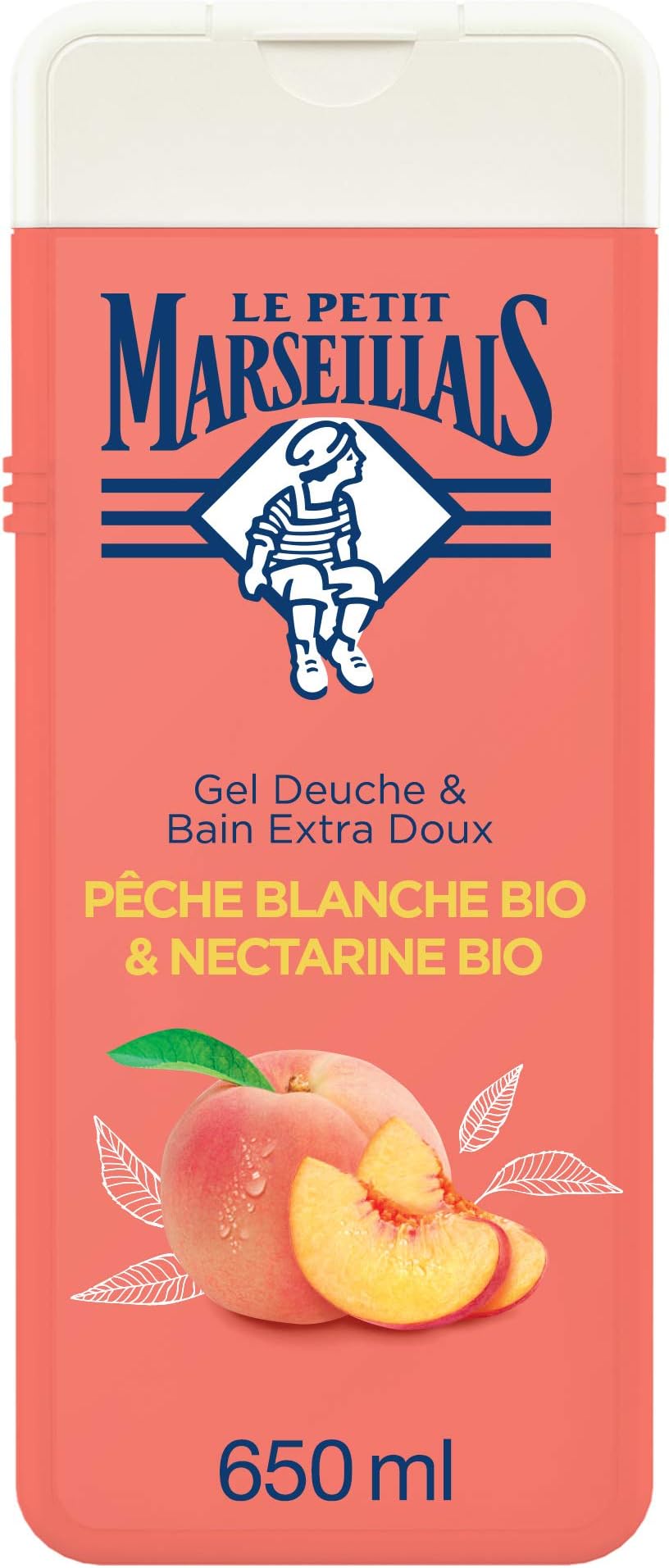 Extra Gentle Bath & Shower Gel White Peach & Organic Nectarine 650ml