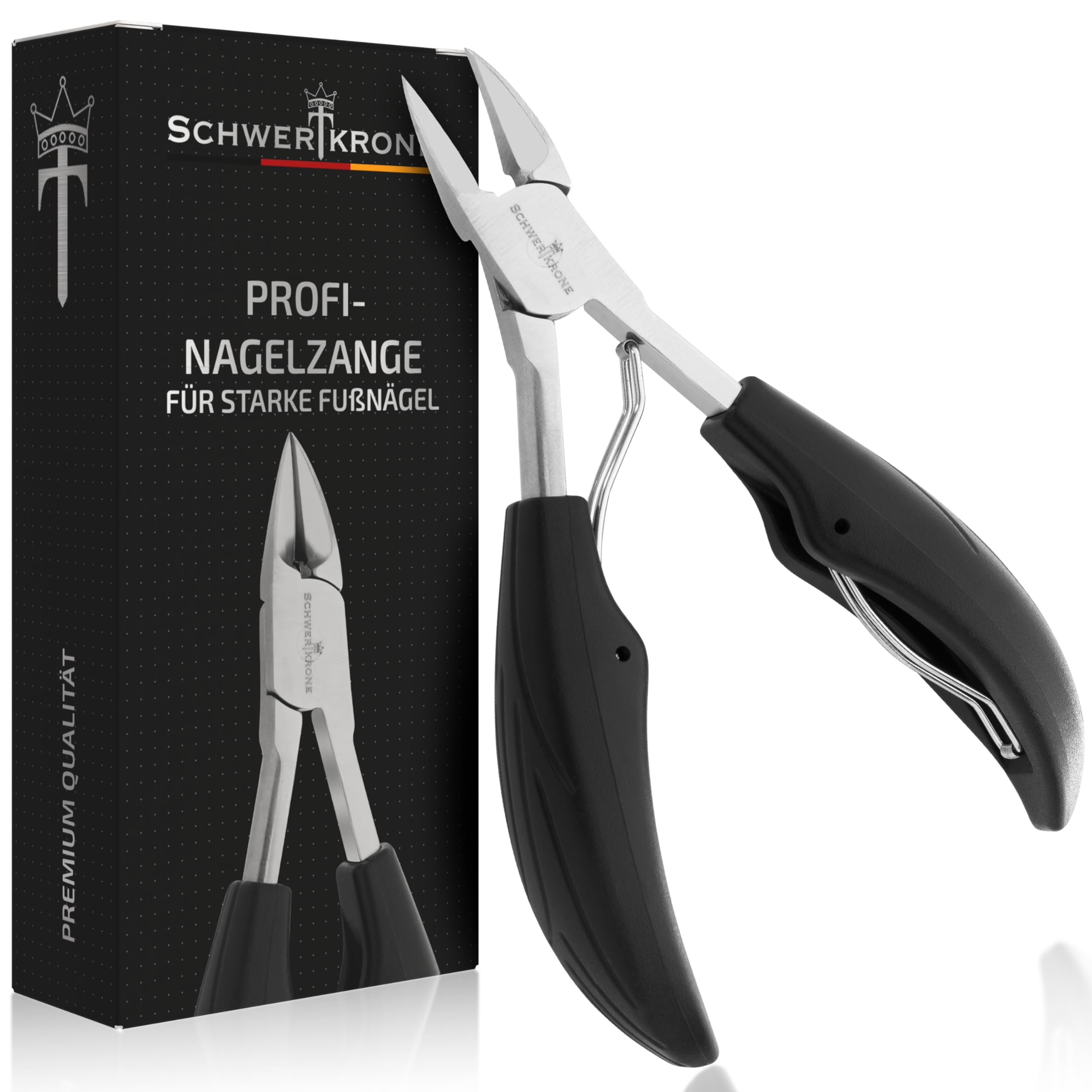 Auxmir Nagelschere Für Starke Nägel – Edelstahl, Mit Schutzkappe, 14 Cm
