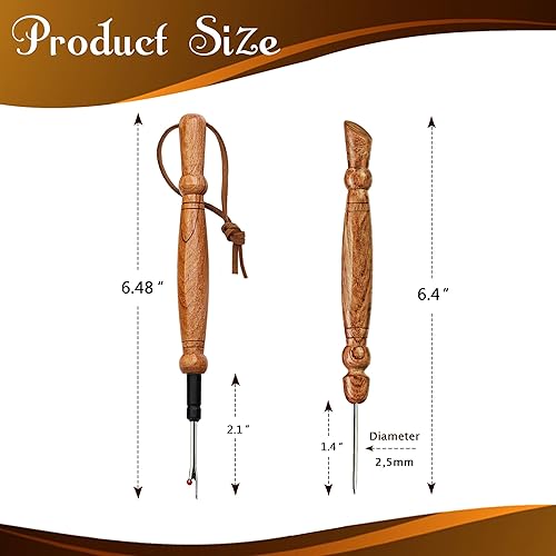 Miniatura 8 de Savina Rodillo de costura y estilete para coseracolchar  Rodillo de prensado de madera, mango fácil de agarrar  Juego de herramientas de acolchado