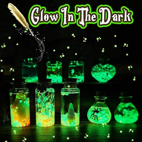 Miniatura 2 de Alritz Kit de pociones misteriosas para niños, 20 botellas de poción de bruja de mezcla mágica, decoraciones para el día de la madre, mesa de