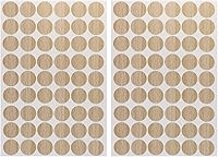 Vista 13 de Mini Skater 108 calcomanías de madera autoadhesivas para muebles de gabinete, agujeros para tornillos, suministros de decoración, 0.78 pulgadas