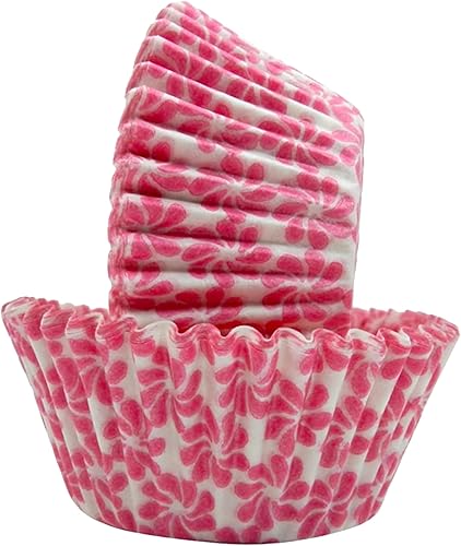 Vista 197 de Regency Wraps Vasos para hornear de grado profesional a prueba de grasa, paquete de 40 unidades, revestimientos estándar, lunares azul cobalto