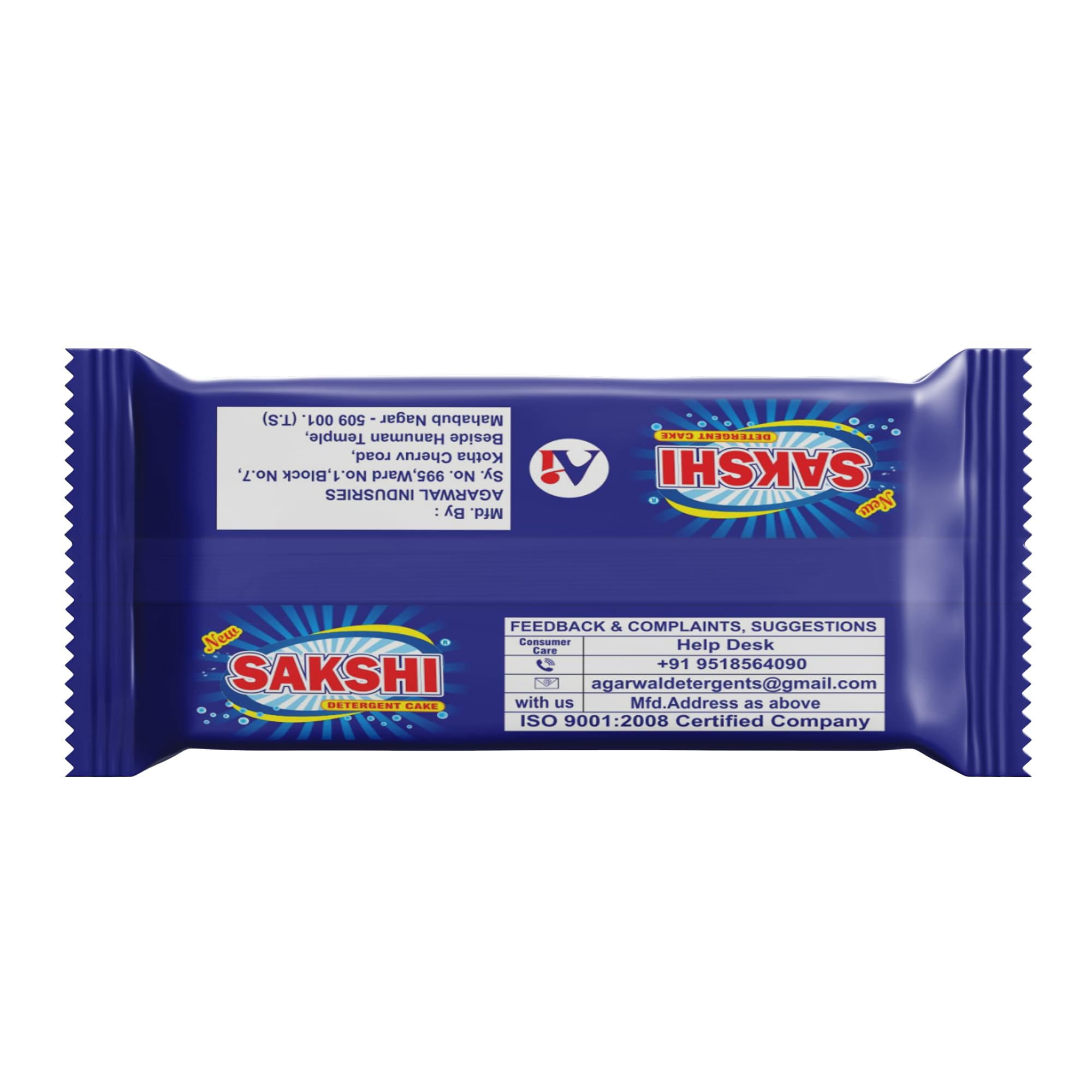 Sakshi Detergent Bar (150g X 30 Cakes) Super Saver Pack For Resellers, Hostels, Or Shared Accommodations 2