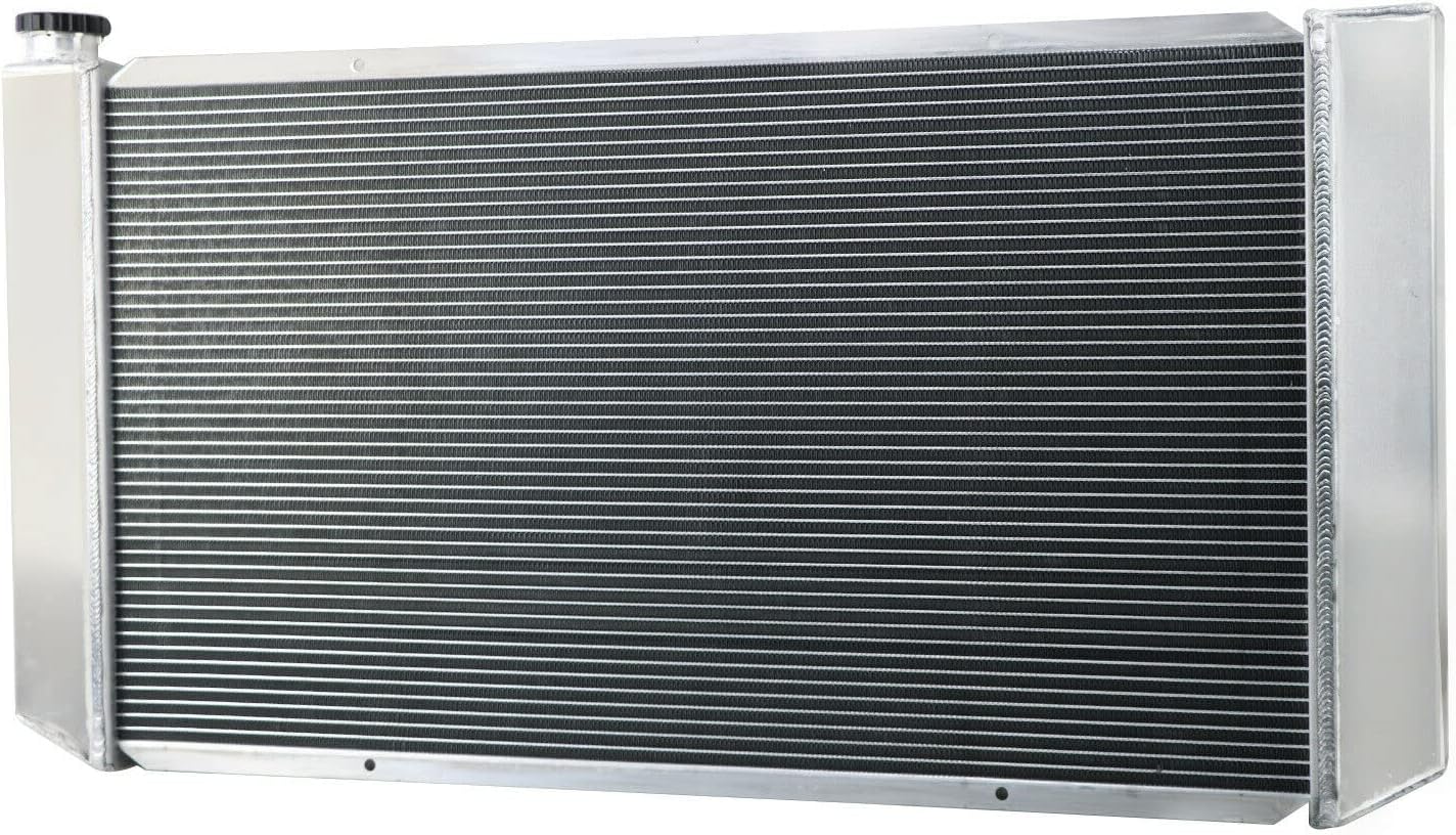 Aluminum Radiator for 1982-1991 Chevy C10 C20 GMC C1500 C2500 C3500 6.2L V8 DIESEL Pickup Suburban (3-Row) 1983 1984 1985 1986 1987