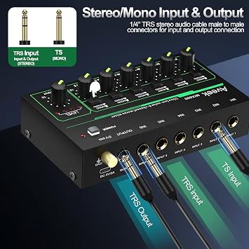 Professional Audio Mixer and 6 Channel Mixer
