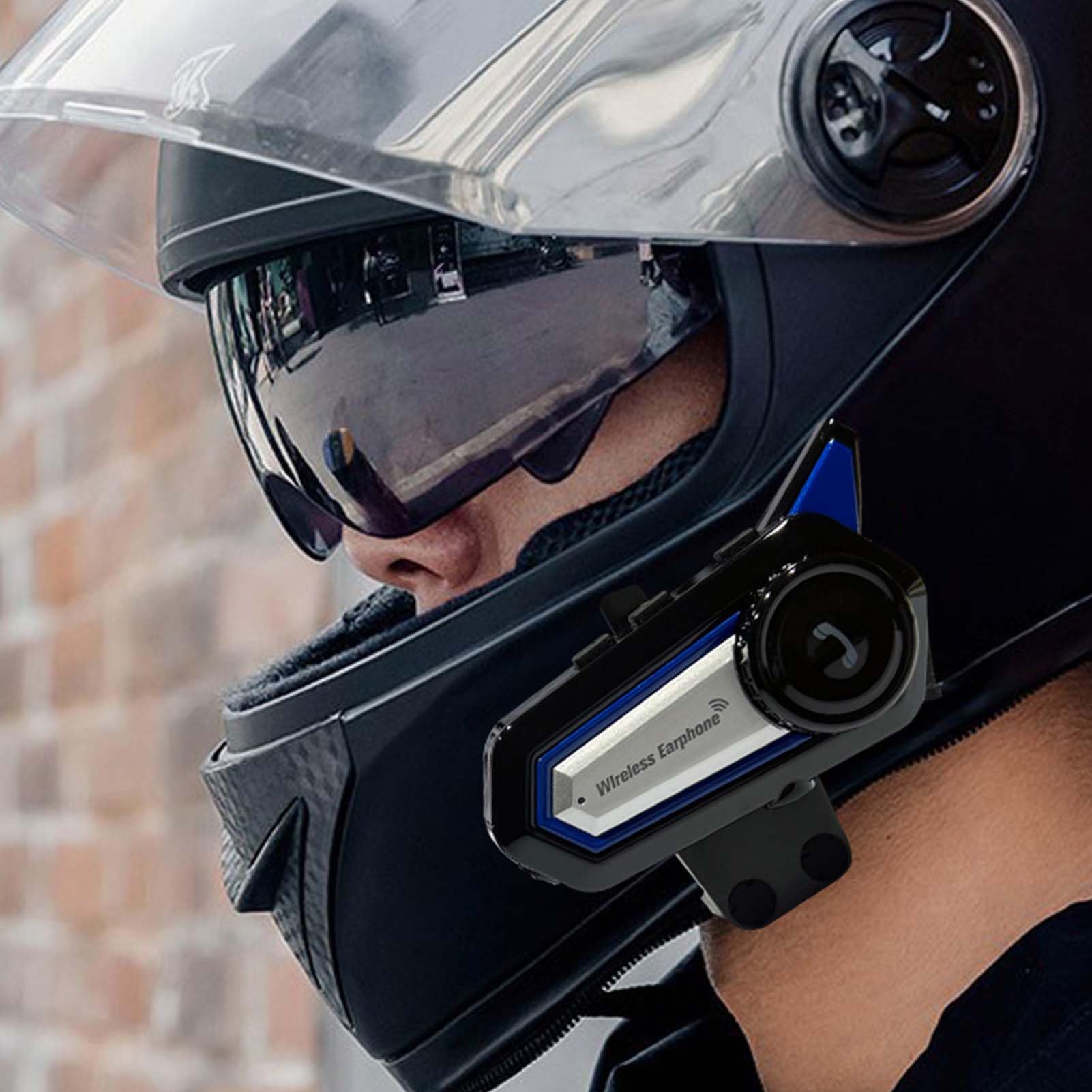 BT31B - Cuffie per casco da moto, Bluetooth, per moto, con funzione vivavoce e protezione IP67