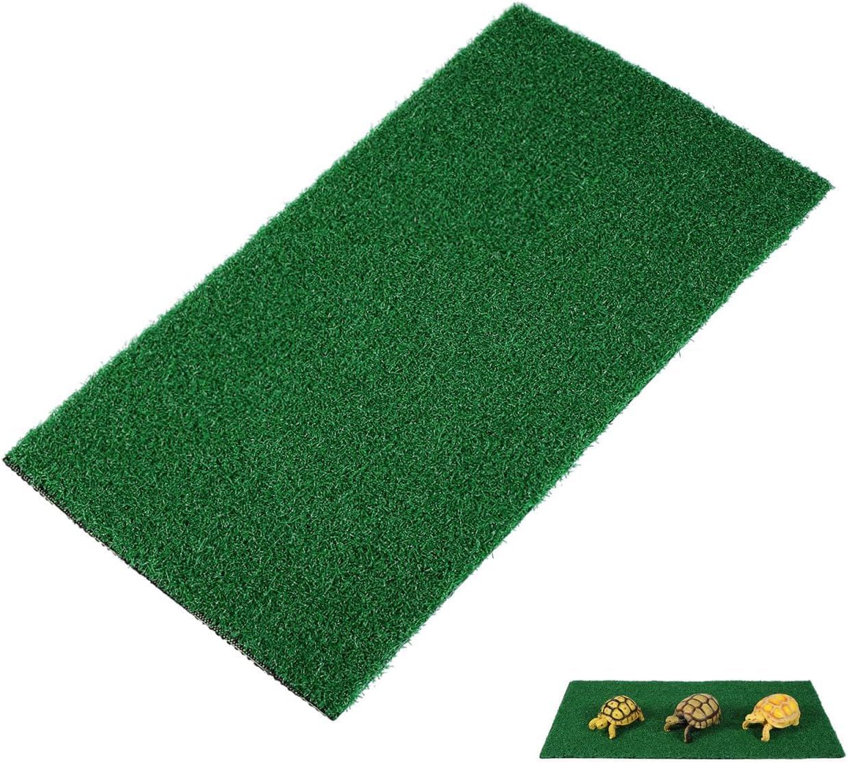 Niltracy Artificial Grass Turf: Turtle Basking Ramp, Aquatic Grass Lawn, Simulation Reptile Turf for Pet, Fish Tank Reptile Ramp Terrace Turtle Resting Basking Platform