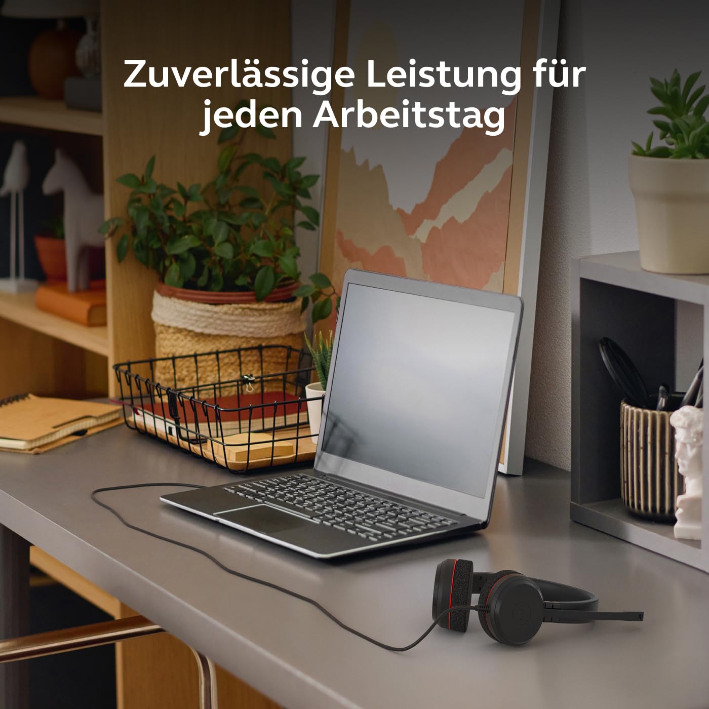 Jabra Evolve 20 Stereo Headset - Unified Communication Zertifizierte Kopfhörer für VoIP Softphone mit passiver Geräuschunterdrückung - USB-C/A - Schwarz