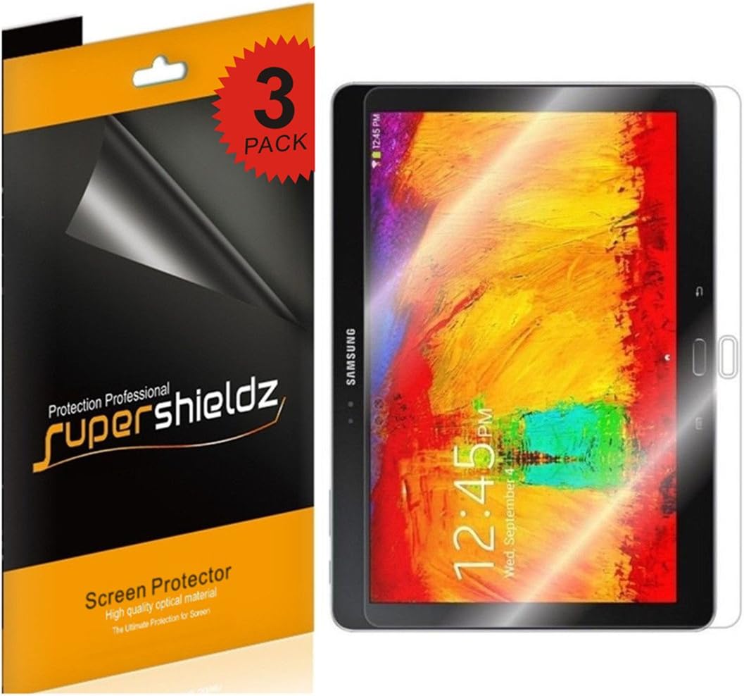 Supershieldz (3 Pack) Designed for Samsung Galaxy Note 10.1 (2014 Edition) Tablet Screen Protector, High Definition Clear Shield (PET)