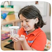 Vista 5 de Insect Lore Taza de orugas - 5 orugas pintadas vivas con comida - Repuesto para kit de jardín de mariposas - Incluye tronco Chrys-A-Lid