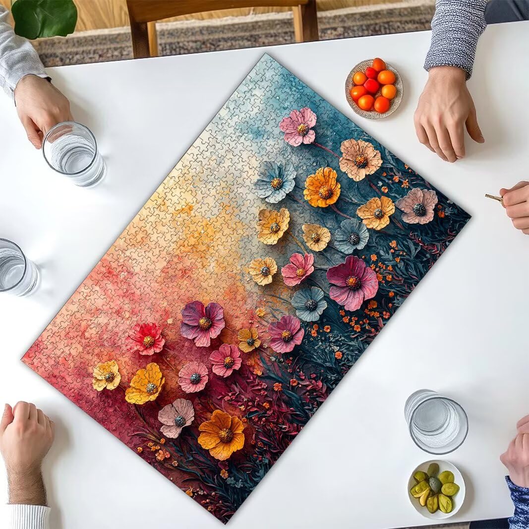 Puzzle Fiore, Puzzle 1000 Pezzi per Adulti, Regalo Donna/Uomo -2019