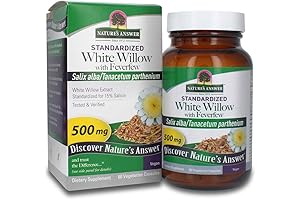 Nature's Answer White Willow with Feverfew: Joint Support and Inflammation Relief