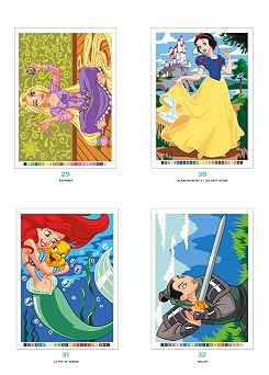 Coloriages mysteres Disney - Princesses: Coloriez les chiffres et decouvrez l'image