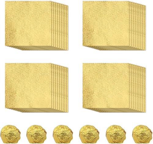 Miniatura 8 de 600 envoltorios de caramelo de aluminio, 4 x 4 pulgadas, paquete cuadrado para decoración de Pascua, embalaje de dulces de chocolate