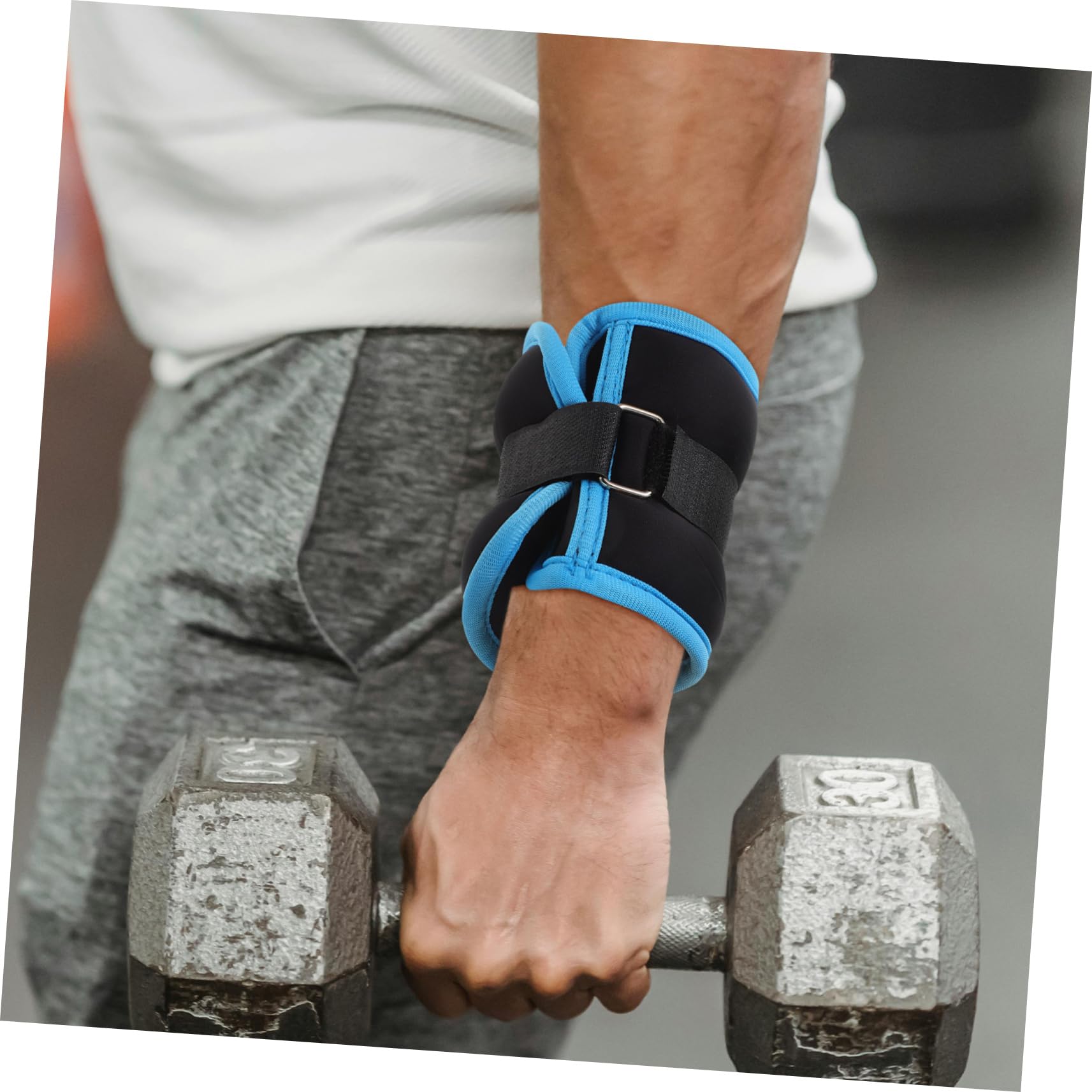 Toyvian 2pezzi Pesi Caviglia Sportivo Pesi Caviglia Portatile Allenamento Donne Gambe Allenamento Corsa Regolabile Articoli Fitness