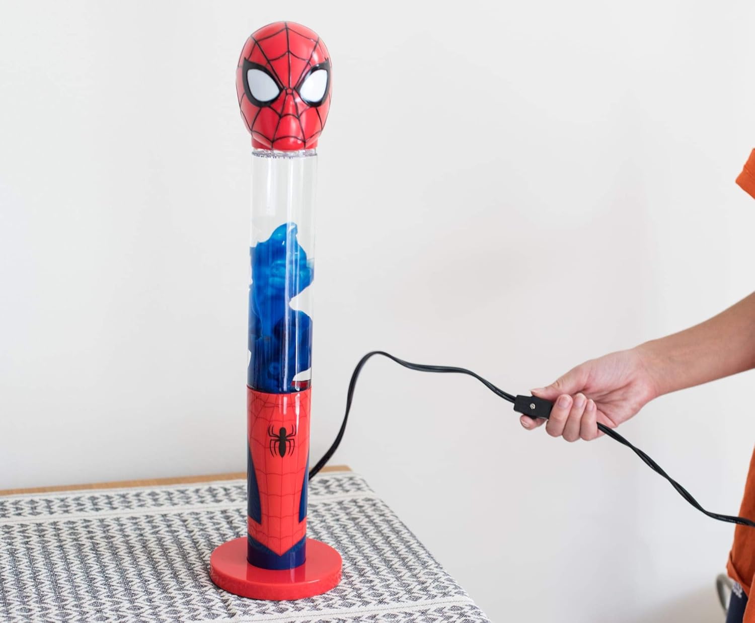 Marvel Spider Man 20-Inch 3D Top Motion Lamp | Superhero Mood Light