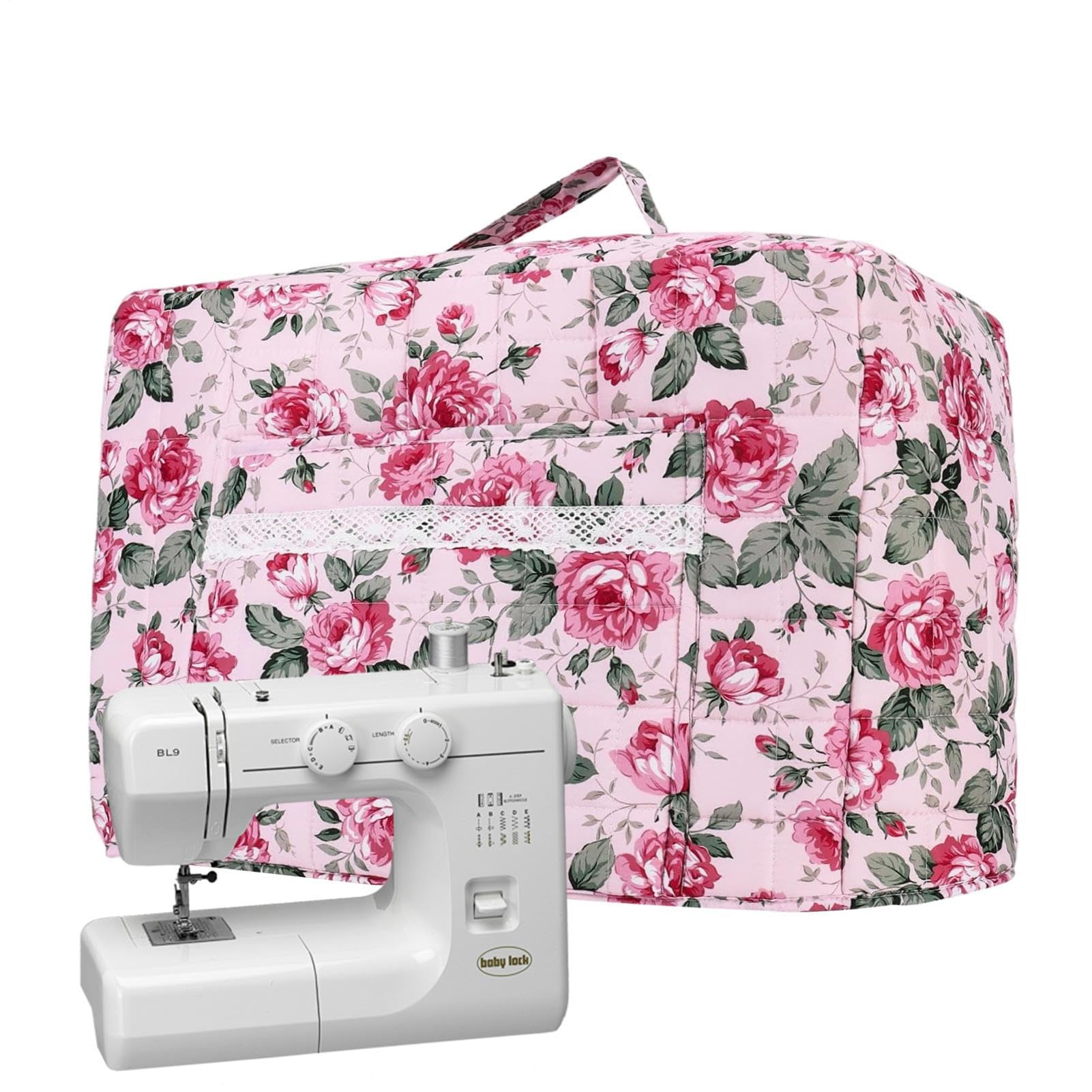 Housse portable pour machine à coudre bohème et sac de transport surjeteuse