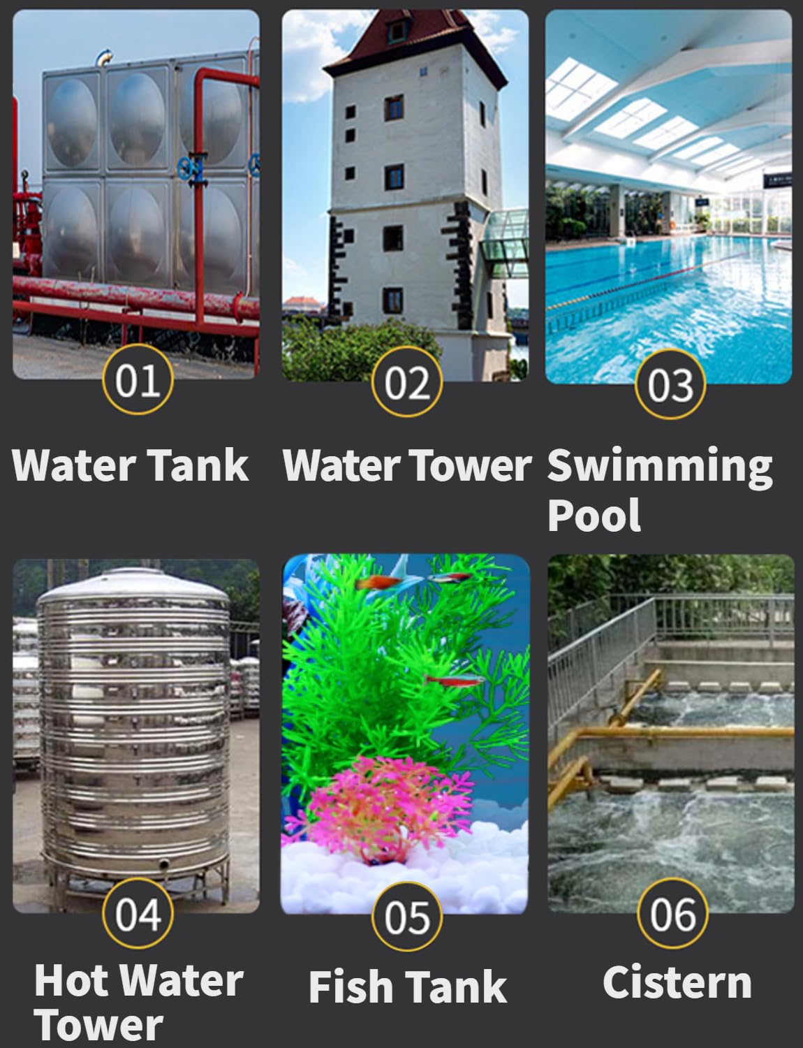 Valvola Galleggiante da 1/2 Pollici per Serbatoio Dell'acqua Piscina – Valvola di Controllo Automatica Riempimento del Scarso Livello Dell'acqua – 304 Acciaio Inossidabile