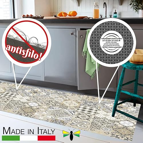 Parpyon® Tappeto Cucina Antiscivolo Lavabile Evo