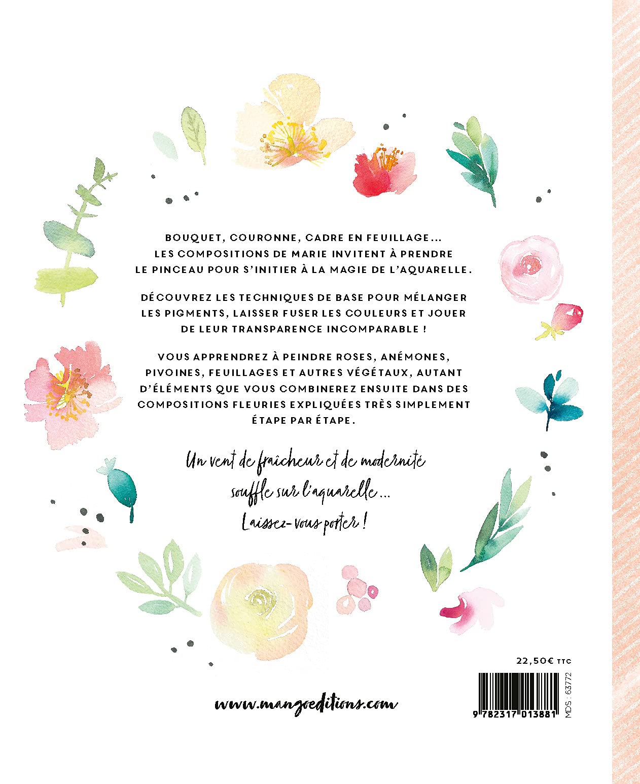 Fleurs à l'aquarelle, une initiation