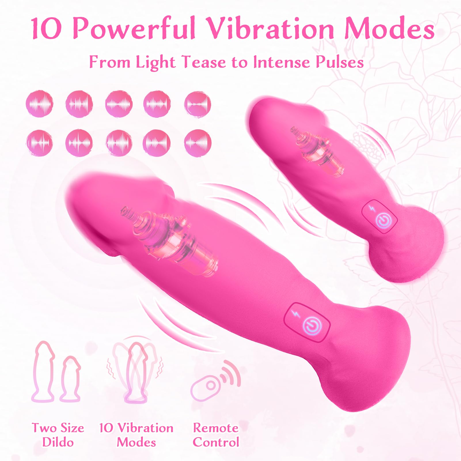 Amazon.com: Strap On Vibrating Strap-Ons Dildo with Dual Motors, Adjustable  Harness, Double-Ended Dildos with 10 Vibration Modes, Adjustable &  Interchangeable Double-Ended Strapon Vibrating Pegging Dildo, Pink : Health  & Household