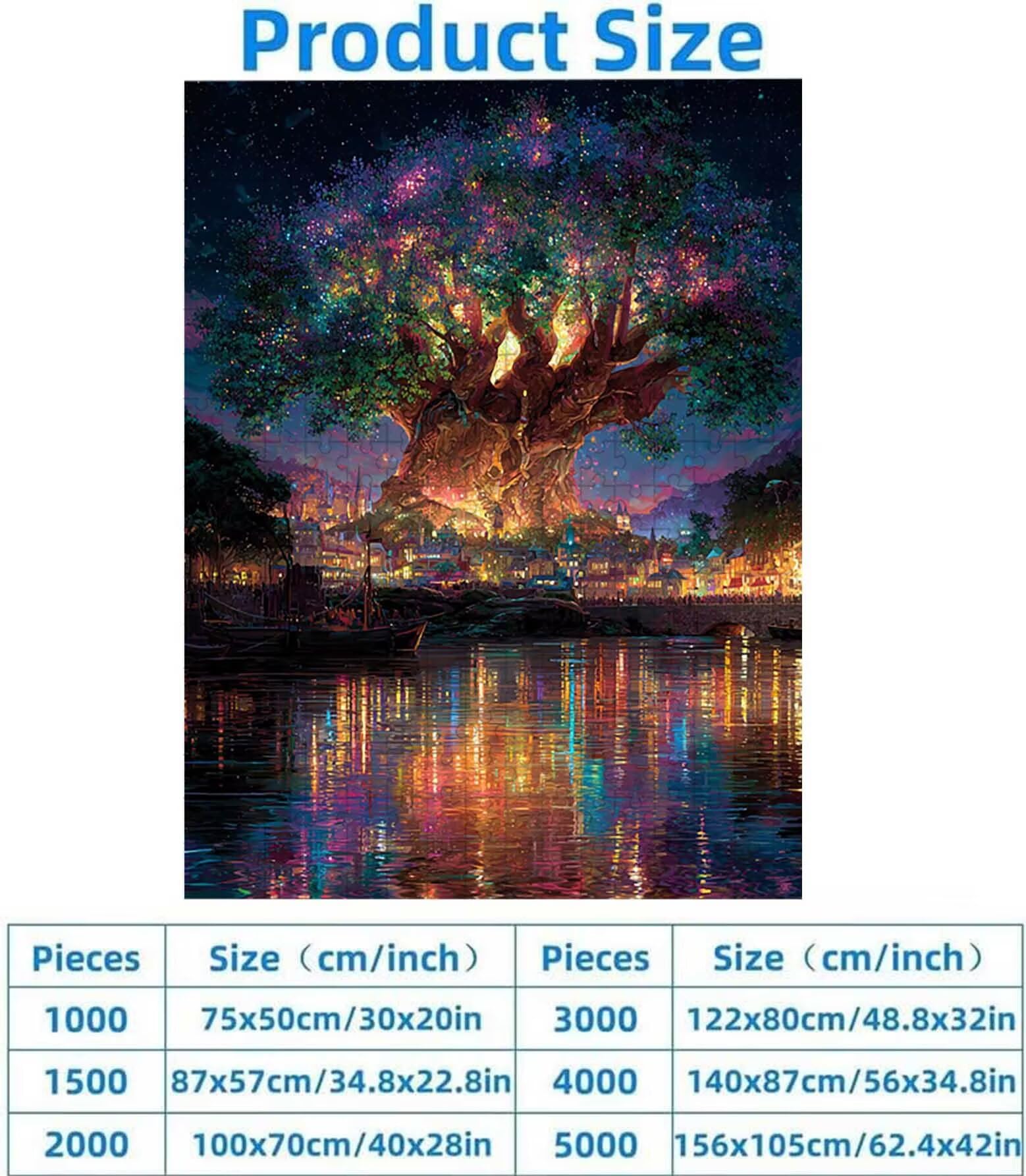 Puzzle dla dorosłych 3000 sztuk | Zabawa rodzinna i zajęcia grupowe dla nastolatków i prezent urodzinowy dla dzieci w wieku 14 lat | Dekoracja domu i pomysł na prezent Relax122x80cm PjY9159-7