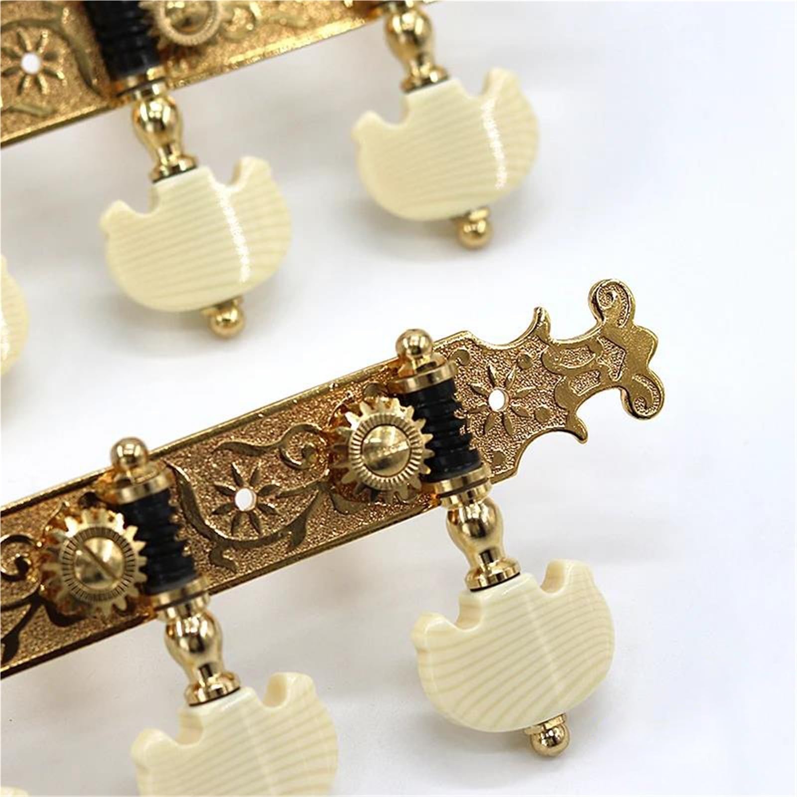 Gitarren Mechaniken Set Klassische Gitarre Tri Integrierte Winder Knöpfe Alle Metall Zubehör
