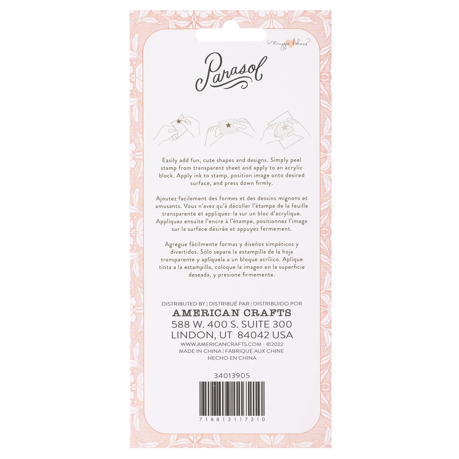 American Crafts Stemple parasolowe, Multi