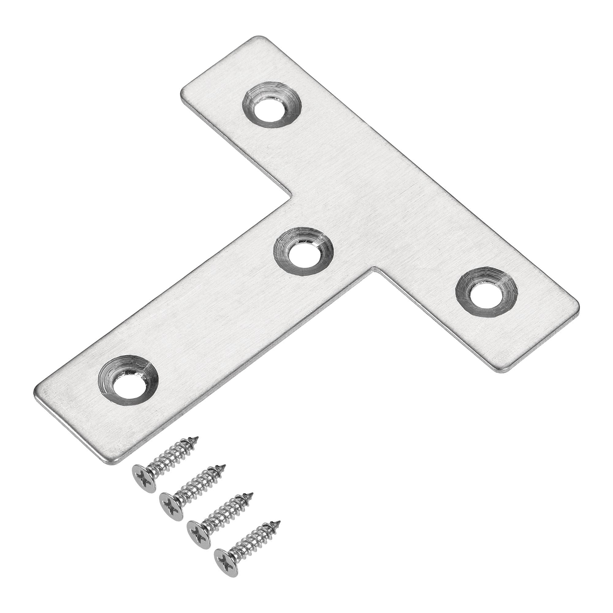 Amazon.co.jp: uxcell T型ブラケット 60x60 mm ステンレス鋼