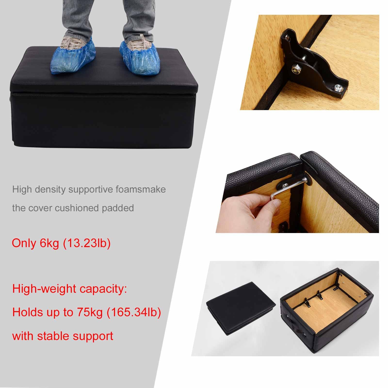 Caja para Sentarse para Pilates Reformer de Box para Gimnasio doméstico y Uso Profesional en Estudio para Ejercicios de Pilates.
