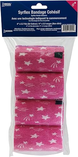 Miniatura 24 de Syrflex Cohesive Vendaje 4" Negro Paquete de 4 Negro -,Azul,Verde,Rosa encendido,Azul/claro,Rosado,Arco iris,verde