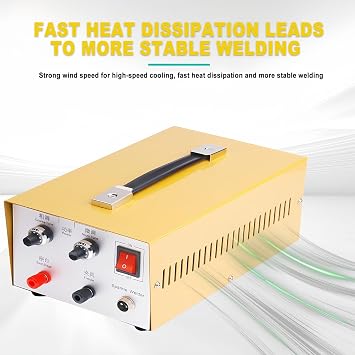 Portable Pulse Sparks Spot Welder, Jewelry Spot Welder, Electric Welder, Gold/Silver/Steel/Platinum Spot Welder, Permanent Jewelry Welder Kit, Spot Welding Equipment,220V