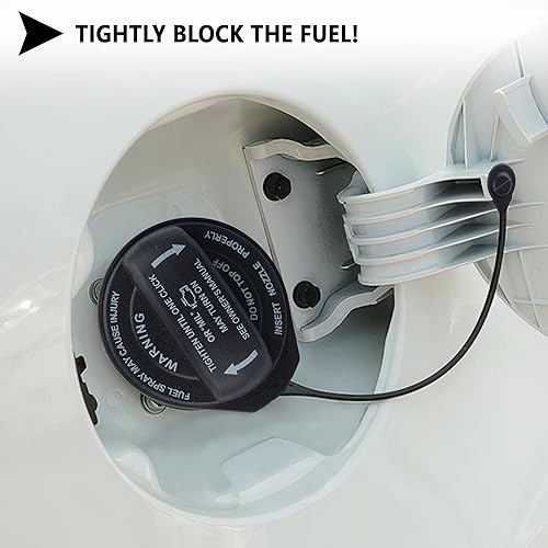 Miniatura 4 de Tapa de combustible para automóvil, repuesto de tapa de gasolina duradera OEM # GT261 19207873 para sellar firmemente el tanque de combustible, tapa