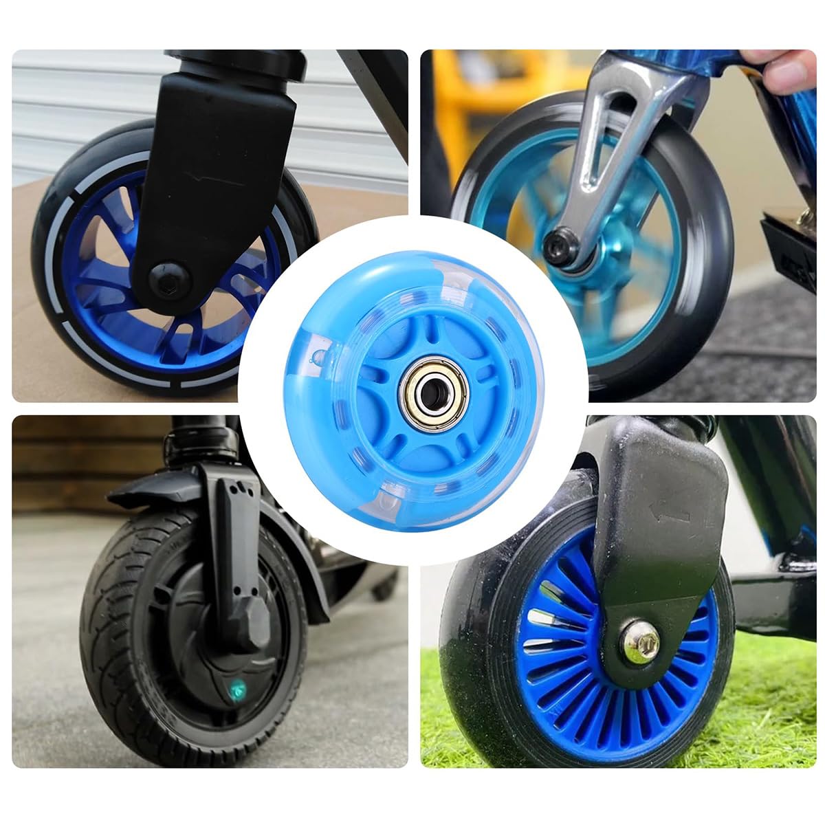 Koła do hulajnogi 80mm Koła zapasowe do hulajnogi Koła Flash Mini Micro Koła do deskorolki do hulajnogi Koła zapasowe do hulajnogi Akcesoria do hulajnogi