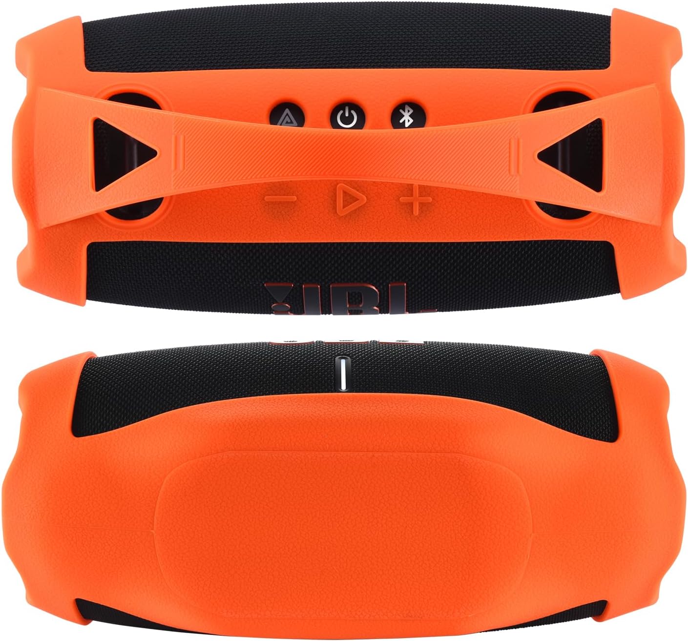 Shockproof Silicone Case for JBL Xtreme 4 Speaker – Anti-Slip Protective Cover, Durable Soft Skin, Full Access to Ports & Buttons, Travel Handle (Orange) - Image 7