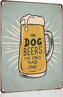 Vintage Metal Bar Sign - Humorous Bar Decorations for Home, Man Cave Accessories, Unique Bar Wall Decor, Beer Drinker Gifts | Cool and Funny Wall Art for Bar, Basement, Apartment, Garage, Funny Man