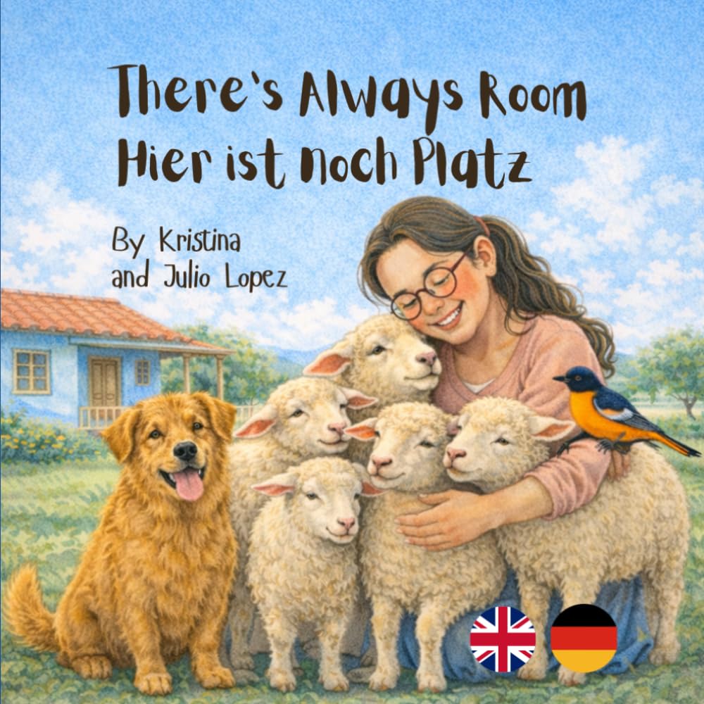 There’s Always Room - Hier ist noch Platz: A Bilingual English–German Children’s Picture Book About Kindness, Sharing, and Making Room for Everyone.