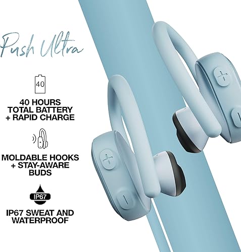 Miniatura 3 de Skullcandy Push Ultra Auriculares intraurales e inalámbricos, color negro verdadero