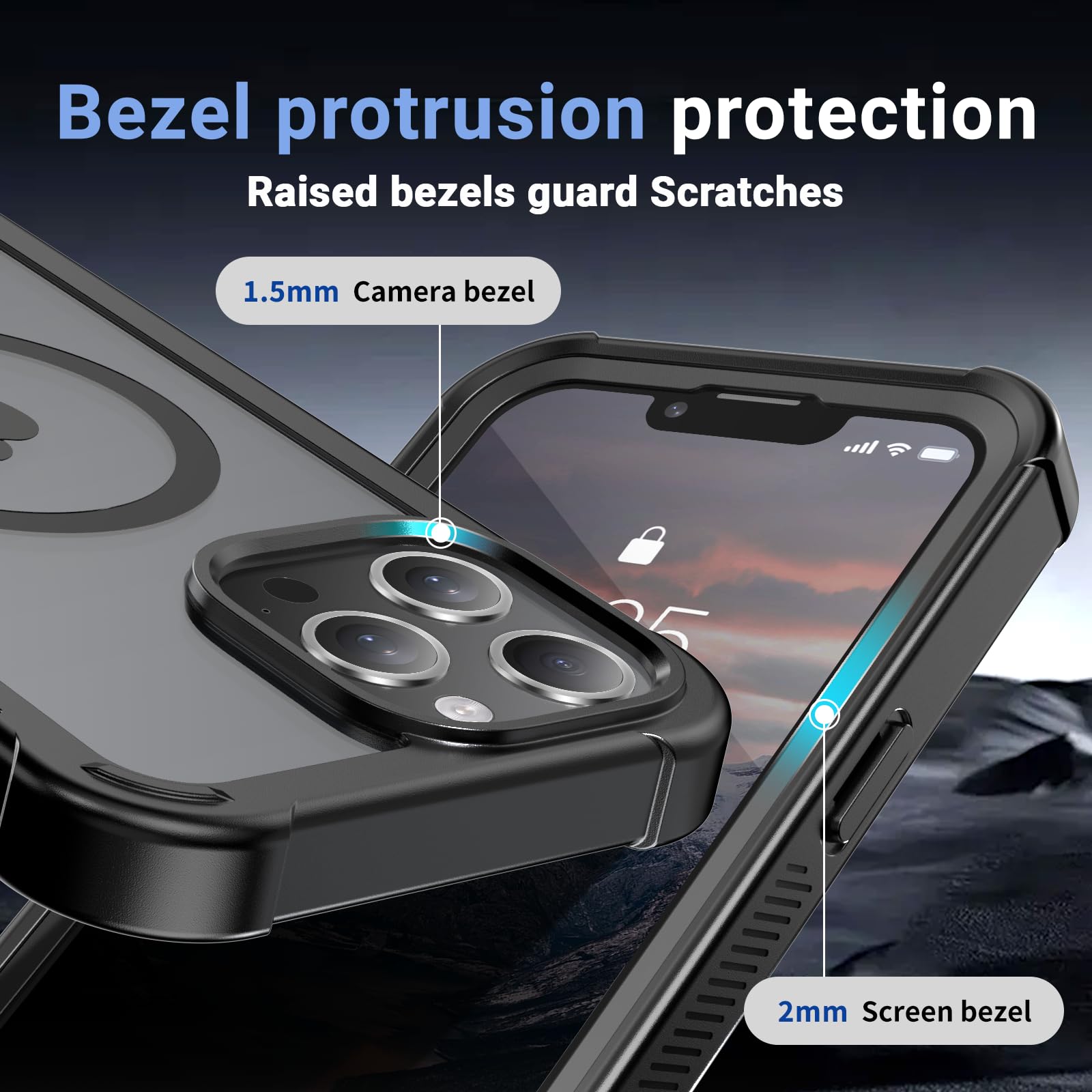 Amazon.com: jaroco Magnetic for iPhone 13 Pro Max Case Heavy Duty