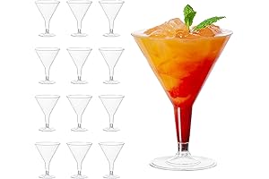 Classy 7oz Martini Disposable Glasses