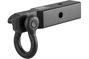 CURT 45832 D-Ring Shackle Mount Trailer Hitch for 2-Inch Receiver