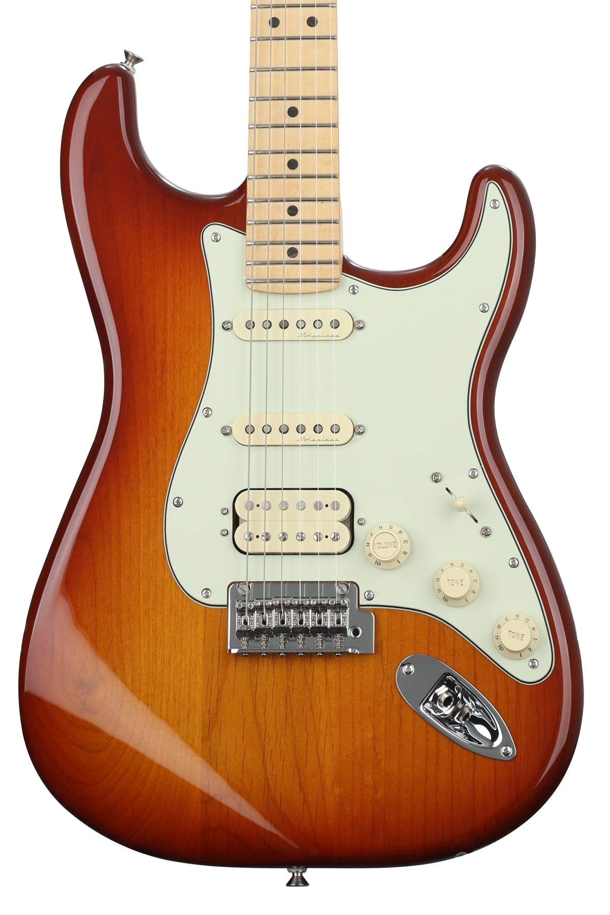 Amazon.co.jp: Fender エレキギター Deluxe Stratocaster® HSS, Maple